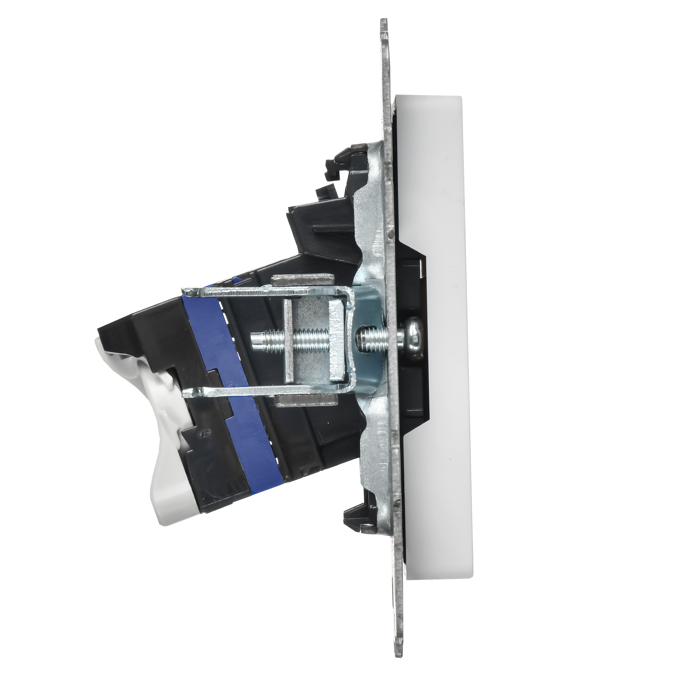 BRITE Розетка компьютерная двойная RJ45 кат.6 РК11-2-БрАБ арктический белый IEK - Фото 5