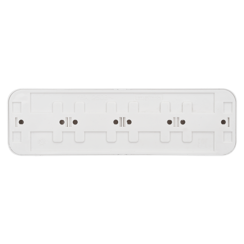 Розетка штепсельная четырехместная со шторками открытой установки РА16-277