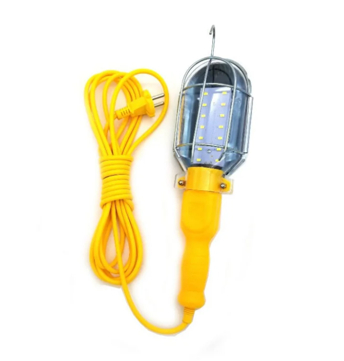 Светильник СПС-01 переносной гаражный 24LED, 12Вт, 220В, ПВС 2х0,75, 5м DEKRON DEK1215-0006