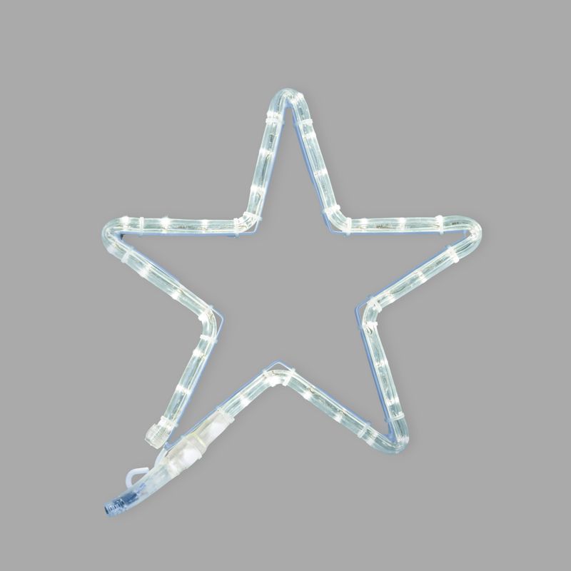 Фигура световая Звездочка LED цвет белый, размер 30x28 см NEON-NIGHT 501-211-1