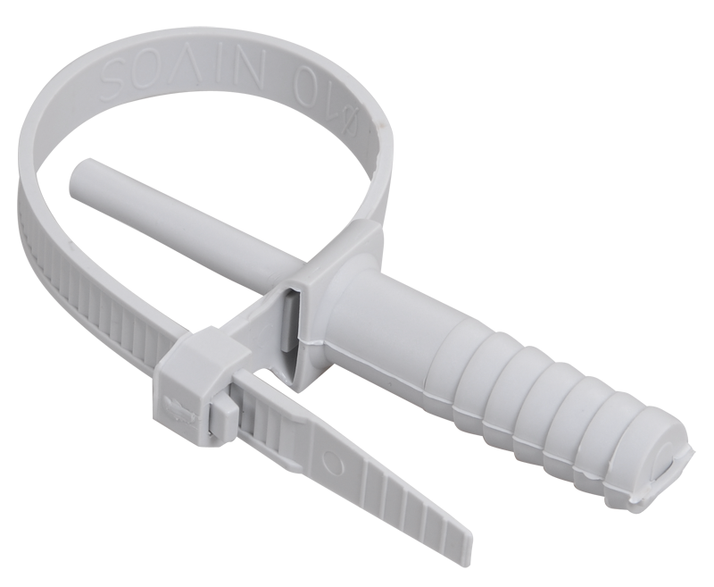 Хомут дюбельный ХД 7х150 сер (50шт/упак) IEK UHH80-7-150-50-K41-F