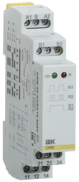 Реле импульсное ORM 2 контакта 12-240В AC/DC IEK ORM-02-ACDC12-240V
