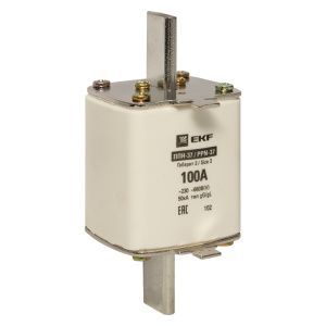 Плавкая вставка ППН-37 400/100А габарит 2 EKF fus-37/400/100