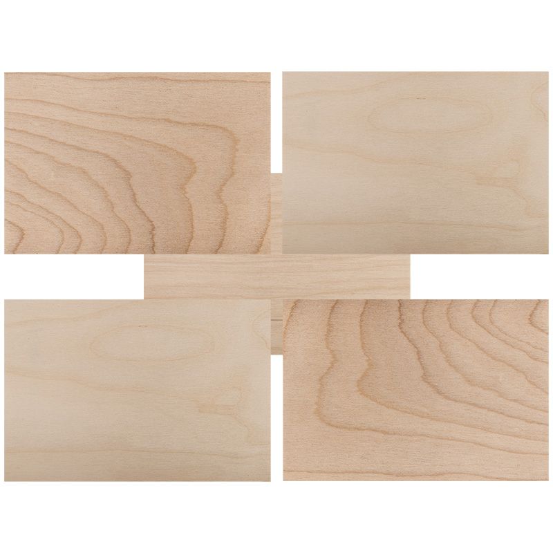 Доски для выжигания «Набор творческий» (без рисунка), 148х210мм (А5), 5 шт., пакет REXANT 12-0940