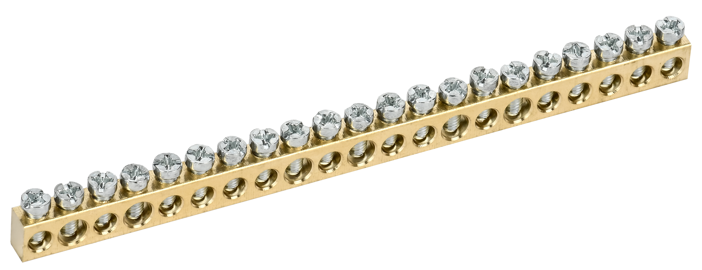 TEKFOR Шина нулевая сечение 6х9 21 отверстие IEK TF-KP00D-SN-21