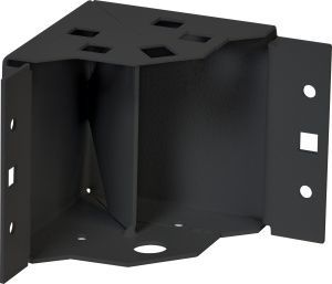 FORMAT Угол цоколя 100мм RAL7021 темно-серый IP54 (4шт/компл) IEK YKM41D-FO-KC-010-54