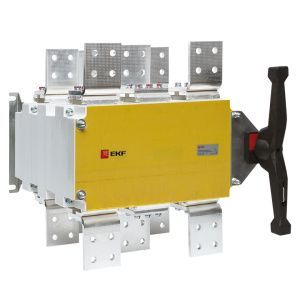 Рубильник-переключатель 2500A 3P c рукояткой управления для прямой установки PowerSwitch EKF pscs-2500-3