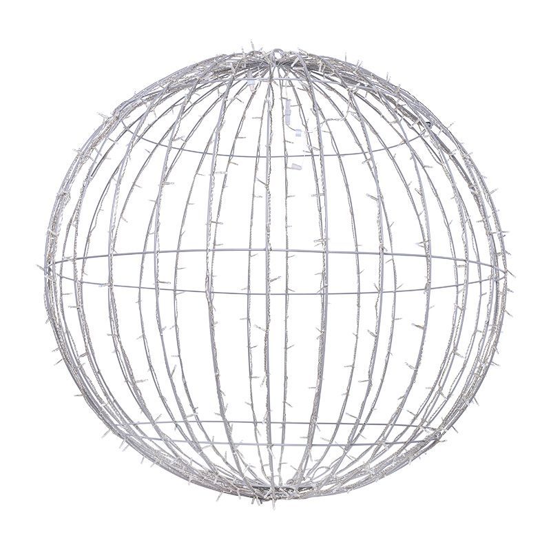Шар светодиодный 230V, диаметр 120 см, 600 светодиодов, цвет белый 501-625