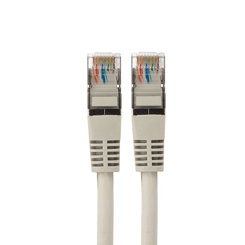 Шнур коммутационный, патч-корд F/UTP RJ45-RJ45, CAT 5e, LSZH серый, 1м REXANT - Фото 4