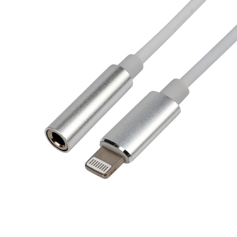 Кабель переходник с iPhone 5/6/7/8/X моделей на AUX гн. 3,5 мм REXANT - Фото 2