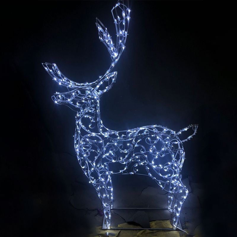 Декоративная 3D Олень стилизованный малый 160 см 501-456