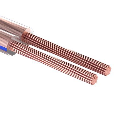 Кабель акустический 2х1,50мм², прозрачный BLUELINE, мини-бухта 5м REXANT 01-6206-3-05