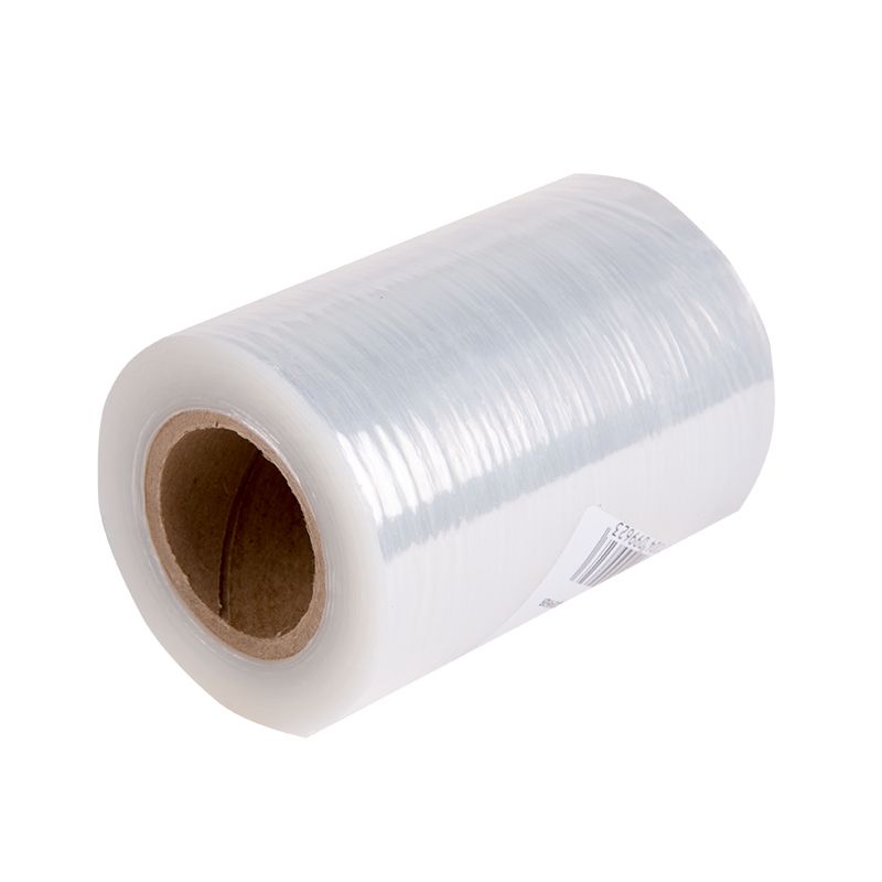 Стретч-пленка 100 мм х 20 мкм, вес 0,23 кг, прозрачная (первичное сырьё) 19-2070-1
