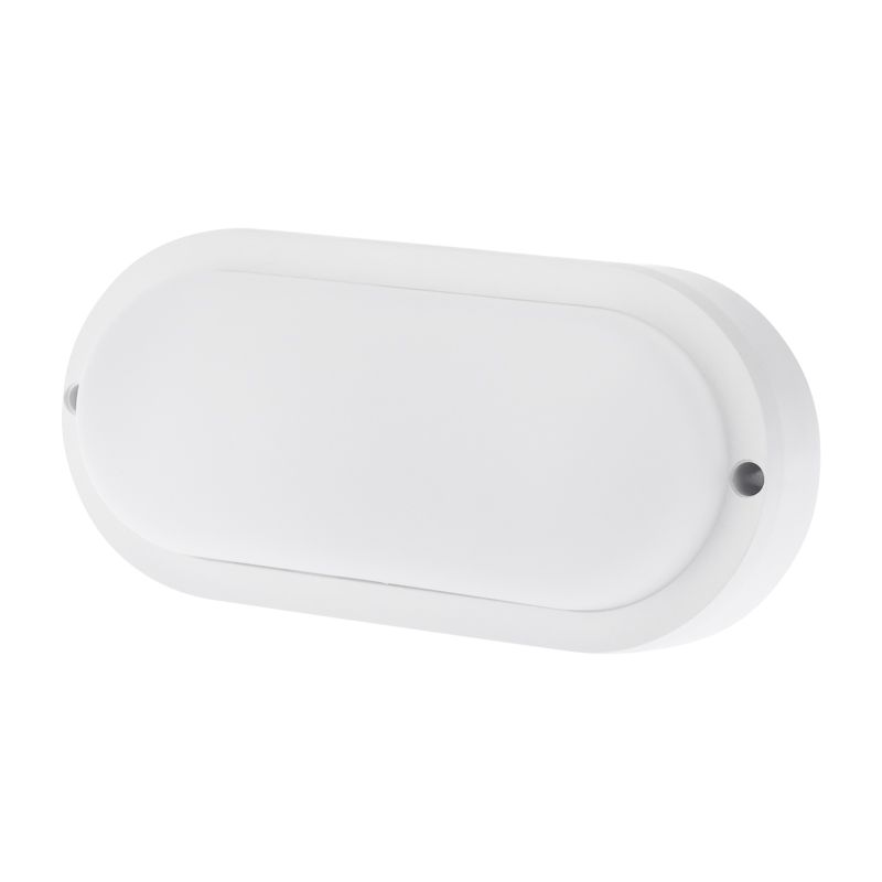 Светильник ЖКХ LED пылевлагозащищенный овал IP65 8Вт 700Лм 6500K с микроволновым датчиком движения REXANT 607-258