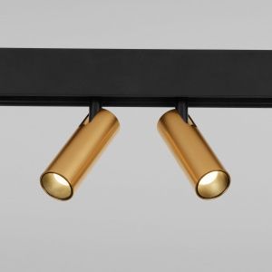 Slim Magnetic Трековый светильник 14W 4200K Dual (латунь) 85046/01 Elektrostandard a062852