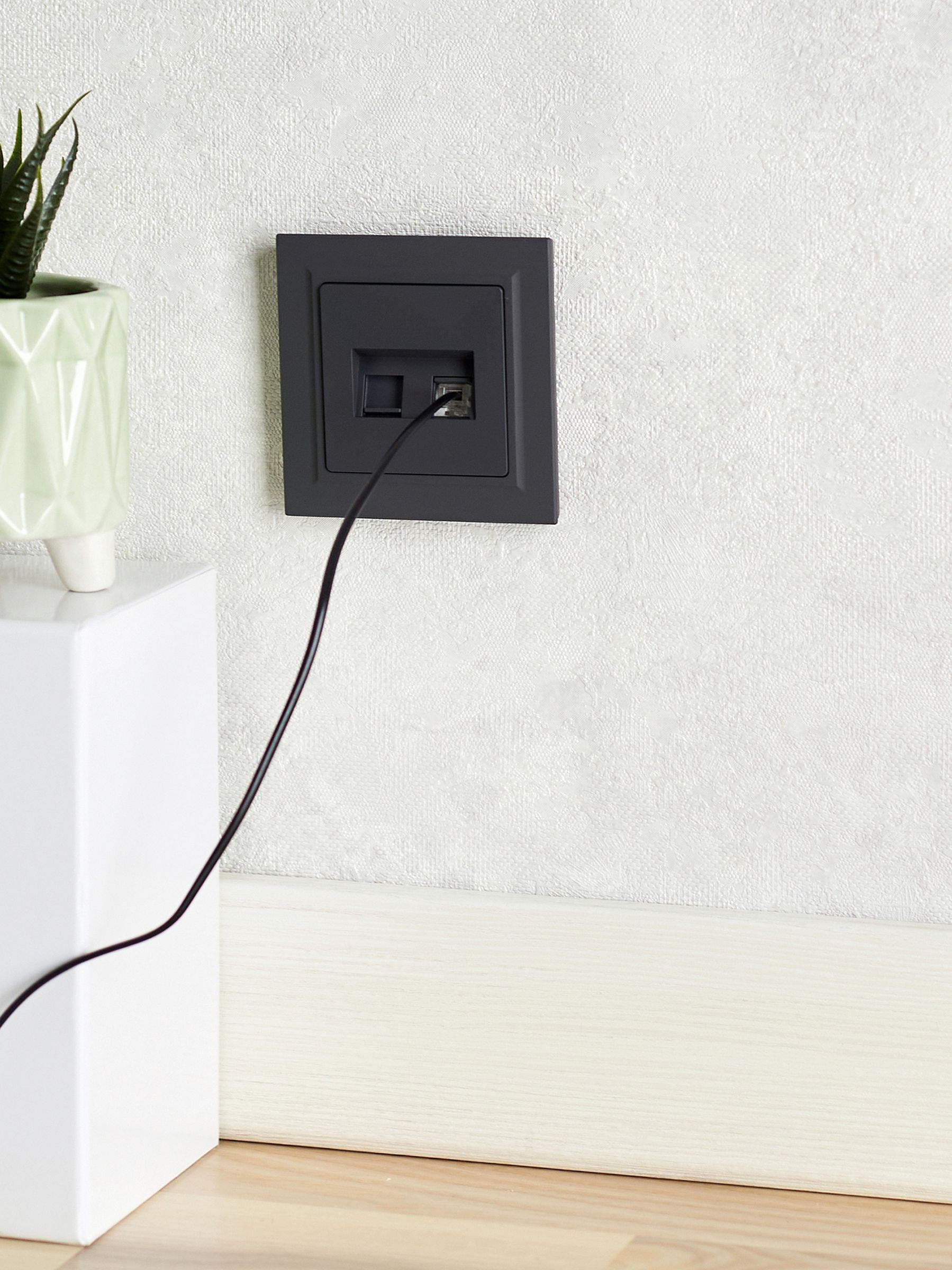 BRITE Розетка двойная RJ11+RJ45 кат.5E РК/Т12-БрГ графит IEK - Фото 8