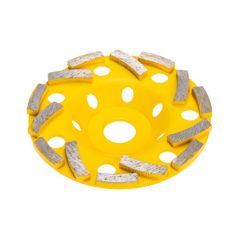 Чашка алмазная шлифовальная, Турбо-сегмент, 125х22,2мм KRANZ KR-90-0258