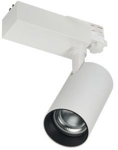 Светильник светодиодный трековый 302 PRO 30Вт 4000K трехфазный 36град белый IEK LDSK-0-302-30-4000-K01