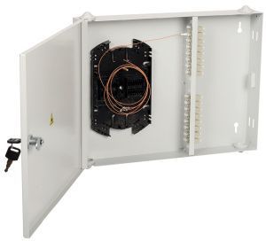 ITK Оптический настенный распределительный кросс укомплектованный: SC (Simplex) 12шт, (OM3) FOBX16-N-12SCUS03