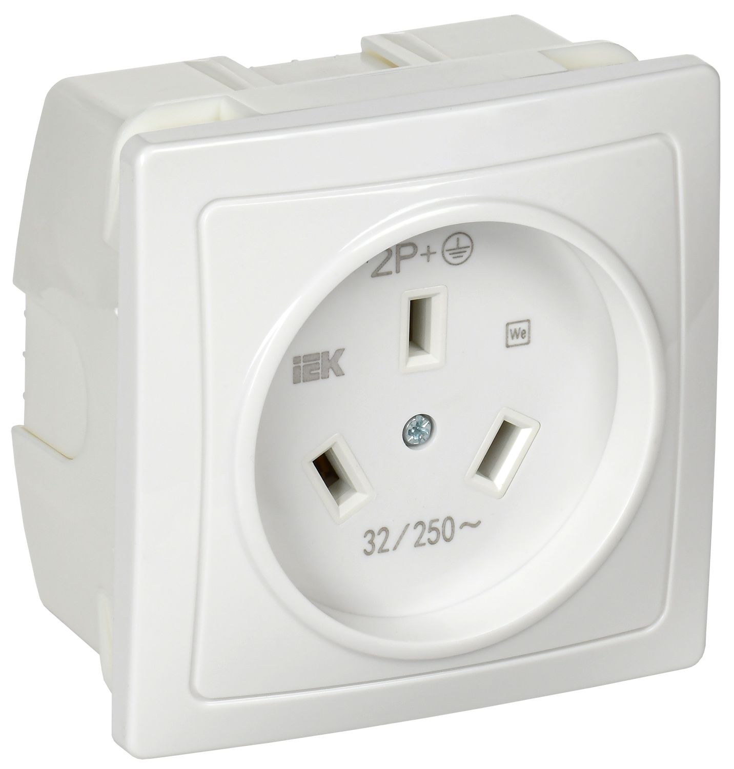 Розетка разборная для плиты с з/к с/у 32А белая Рпл11-К IEK ERP11-032-K01