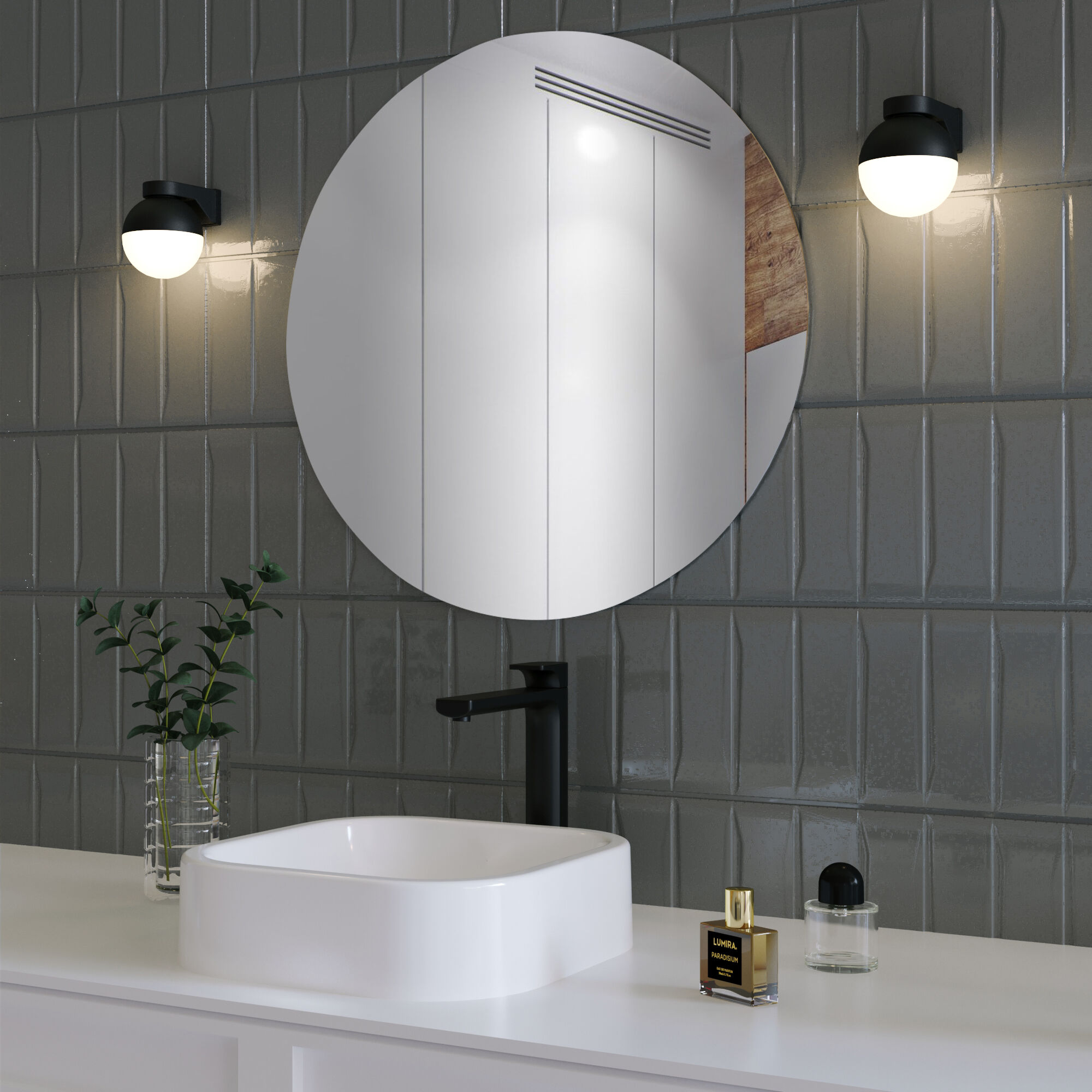 Светильник настенный MRL 1028 IP54 MRL 1028 черный Elektrostandard - Фото 3