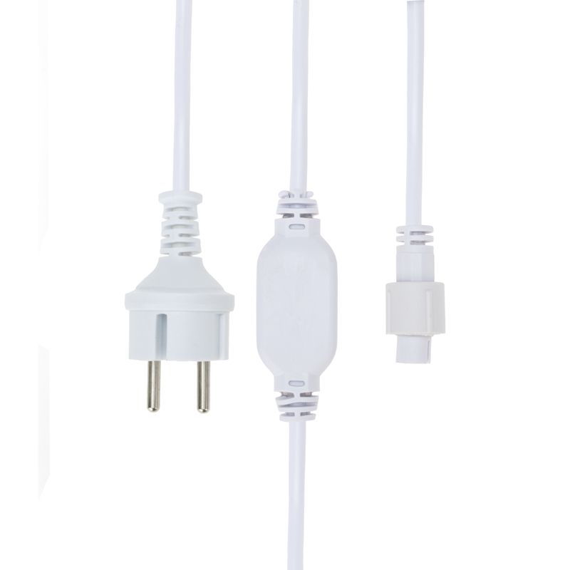 Блок питания для уличных гирлянд 230В, 4А, белый каучук, IP67 NEON-NIGHT 315-001