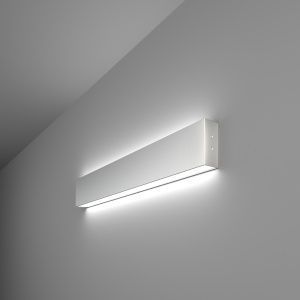 Светильник светодиодный линейный накладной двусторонний 53см 20Вт 6500К матовое серебро 101-100-40-5 a041476