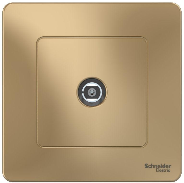 Розетка телевизионная TV 1-м СП Blanca коннектор титан SE BLNTS000014 - Фото 2