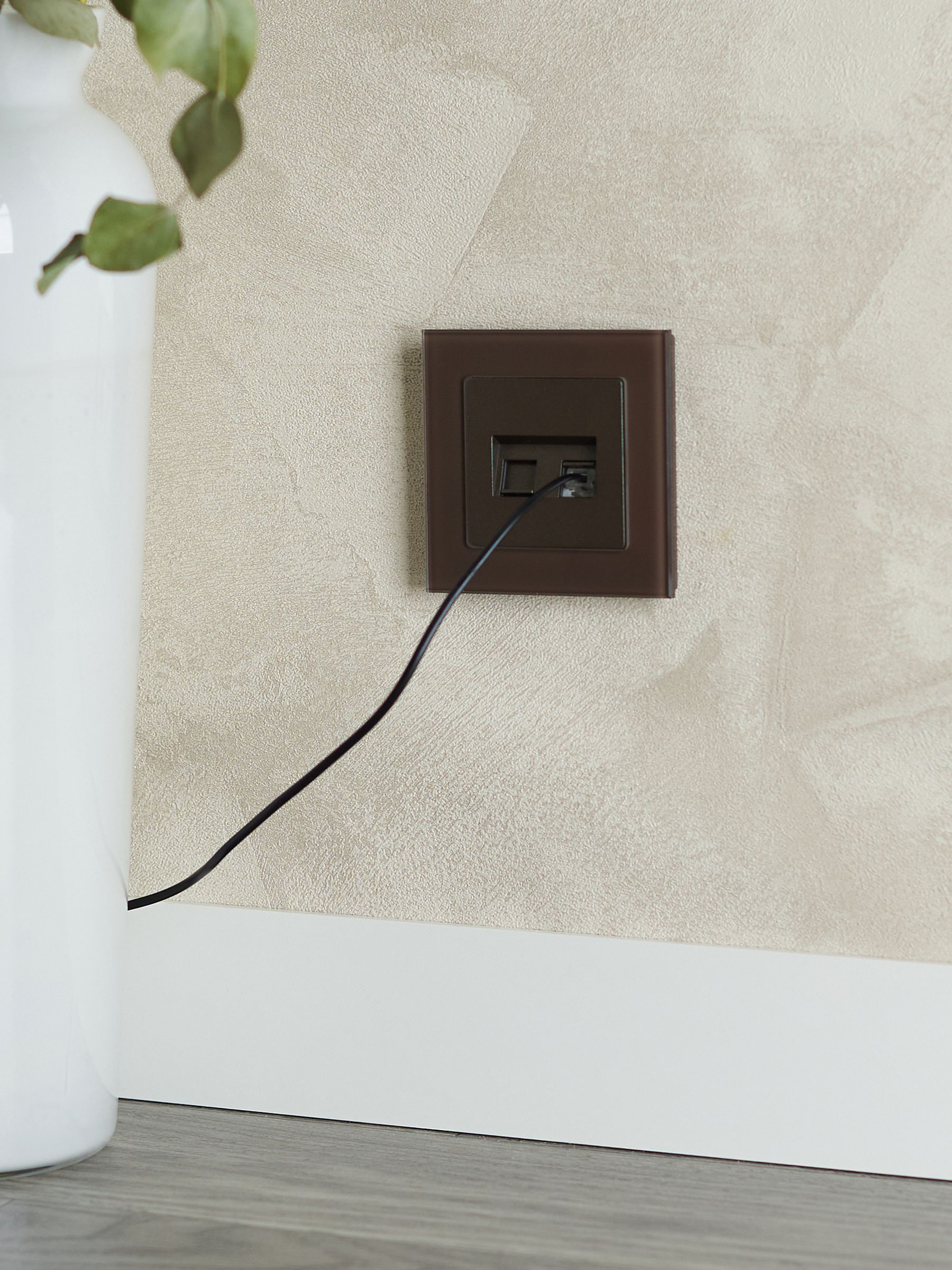 BRITE Розетка двойная RJ11+RJ45 кат.5E РК/Т12-БрТБ темная бронза IEK - Фото 2