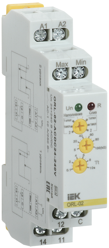 Реле наполнения/дренажа ORL 24-240В AC/DC IEK