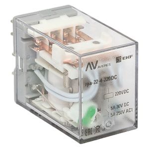 Реле промежуточное RPA 22/4 5A 220В DC EKF rpa-22-4-220DC