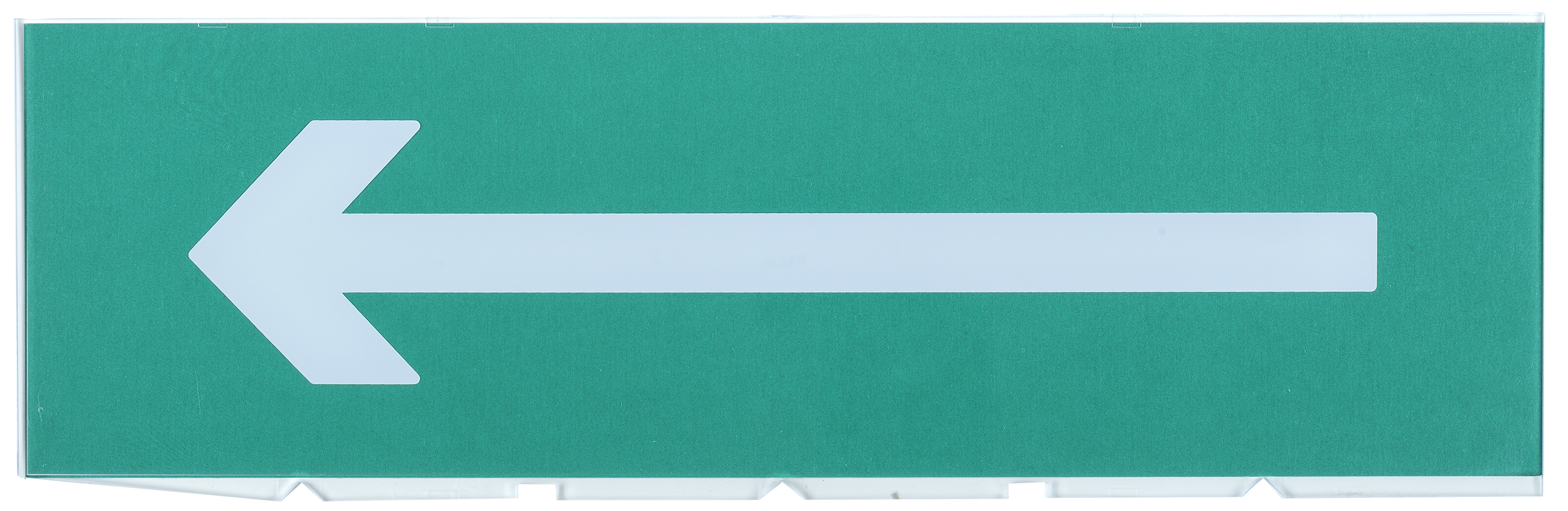 Сменное табло "Направление к эвакуационному выходу налево" для оповещателей охранно-пожарных световых Т IEK LPC10-02-30-10-NAL