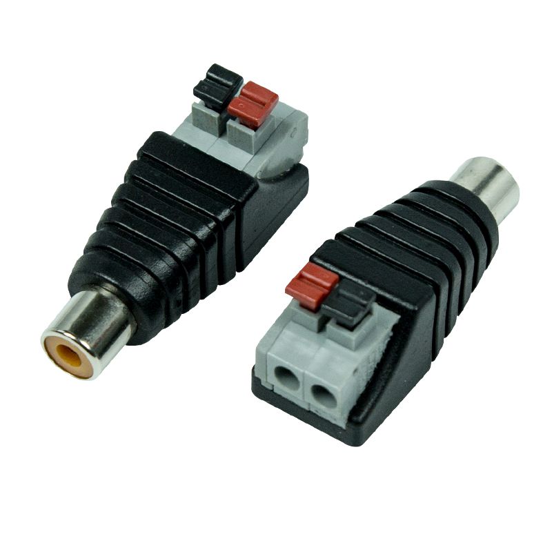 Разъем гнездо RCA с быстрозажимной колодкой REXANT 14-0414-2