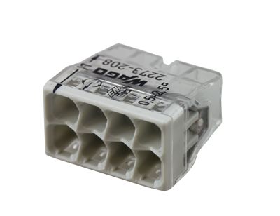 2273-208 Экспресс-клемма 8-проводная до 2,5 мм², (50 шт./уп.) WAGO 07-5135
