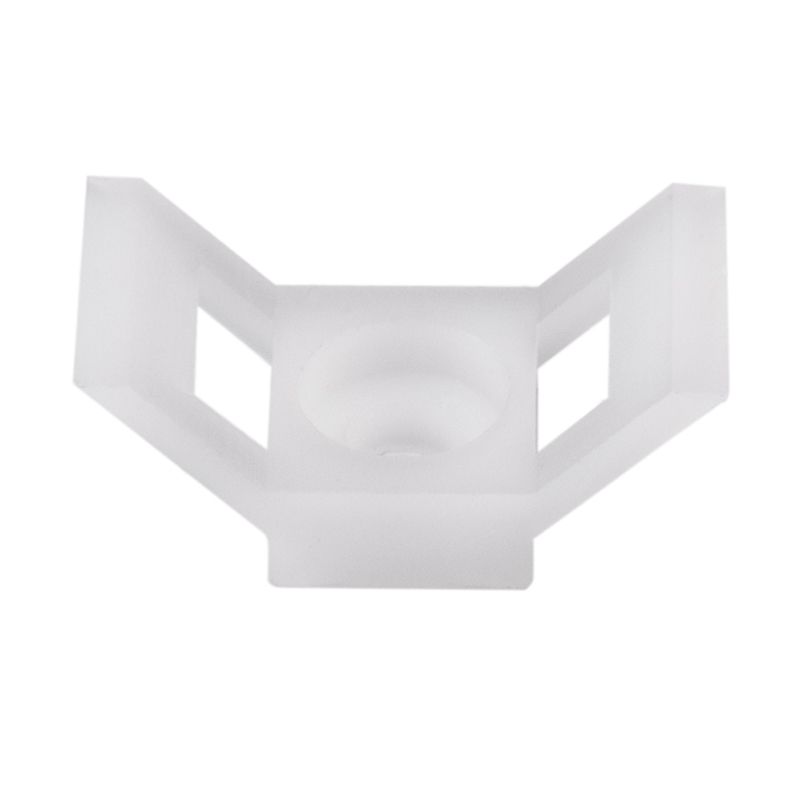 Площадка для крепления стяжки 29x15х5 мм, белая (100 шт/уп) REXANT 07-2104