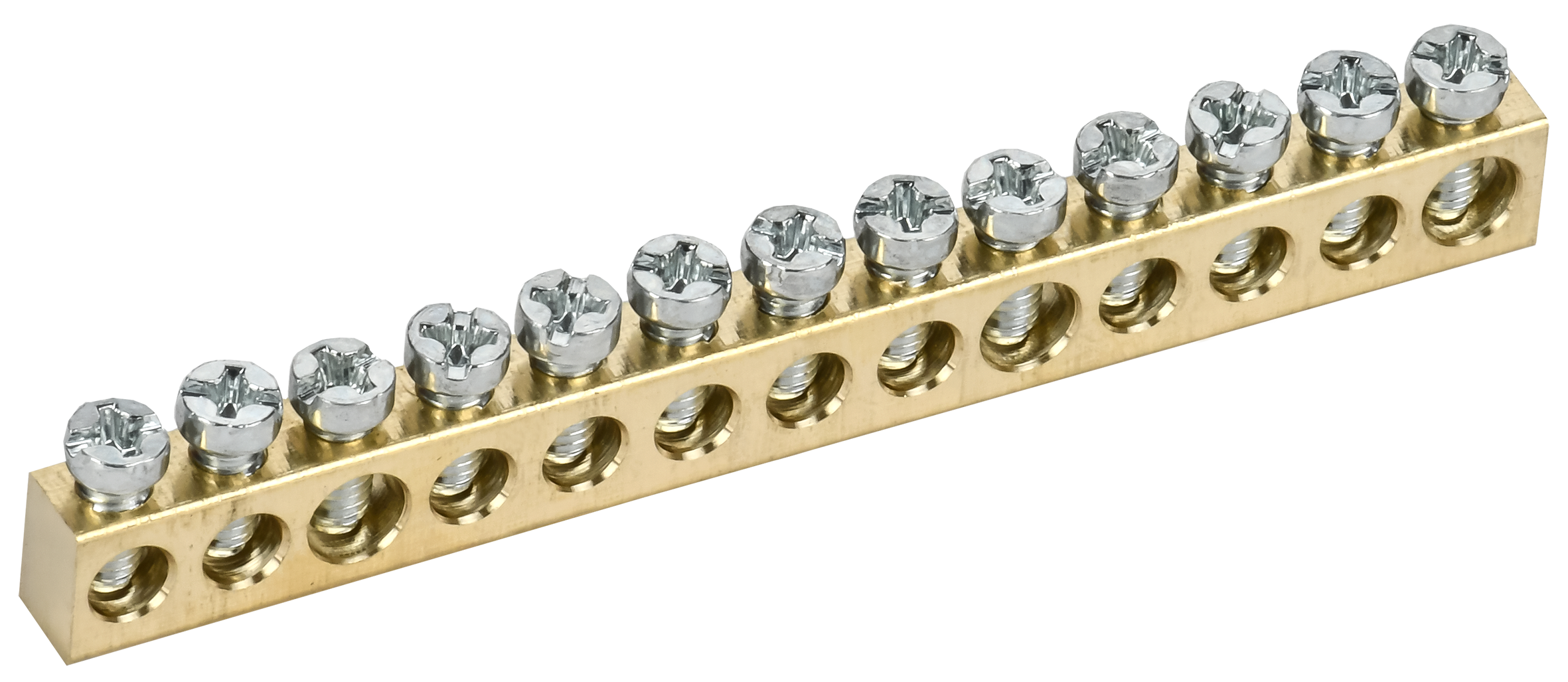 TEKFOR Шина нулевая сечение 6х9 13 отверстий IEK