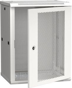 ITK Шкаф настенный LINEA W 18U 600х450мм дверь перфорированная RAL 7035 LWR3-18U64-PF