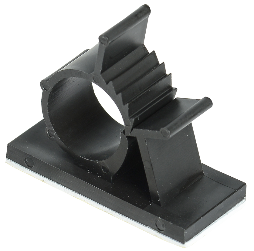 Клипса самоклеящаяся КС-15 черная (24шт) IEK UHP40-D15-K02