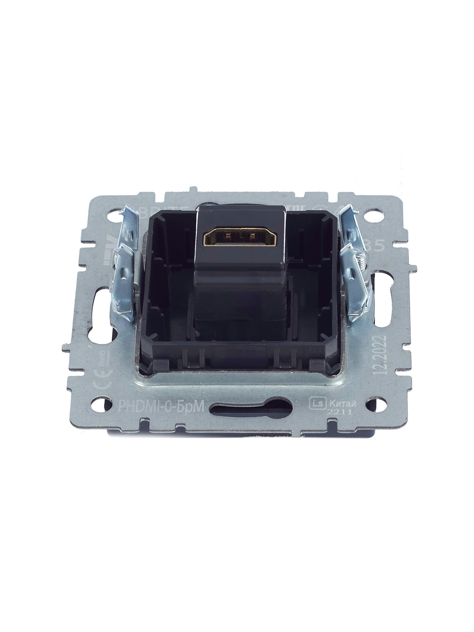 BRITE Розетка HDMI РHDMI-0-БрМ маренго IEK - Фото 3