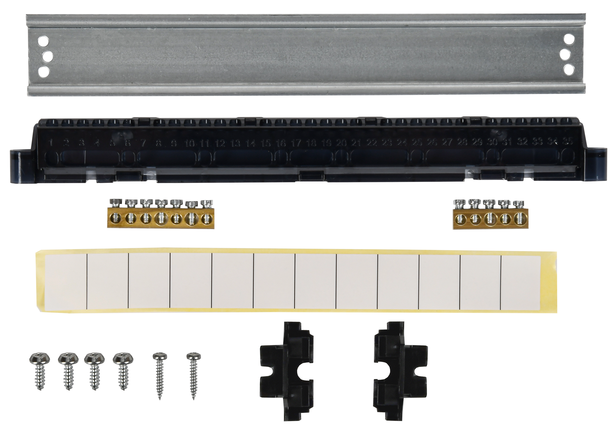 TEKFOR Корпус пластиковый БЕЛЫЙ ЩРН-П-12, IP41 черная прозрачная дверь IEK - Фото 6