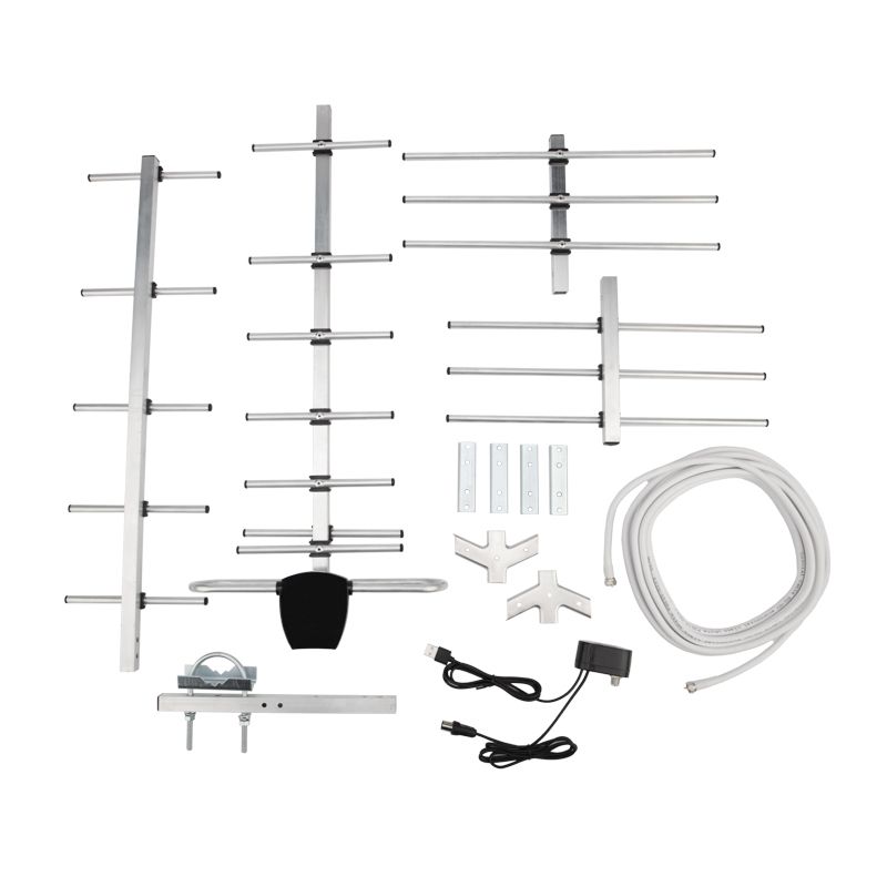 ТВ антенна наружная «Активная» для цифрового ТВ DVB-T2, RX-406-DEF REXANT 34-0773