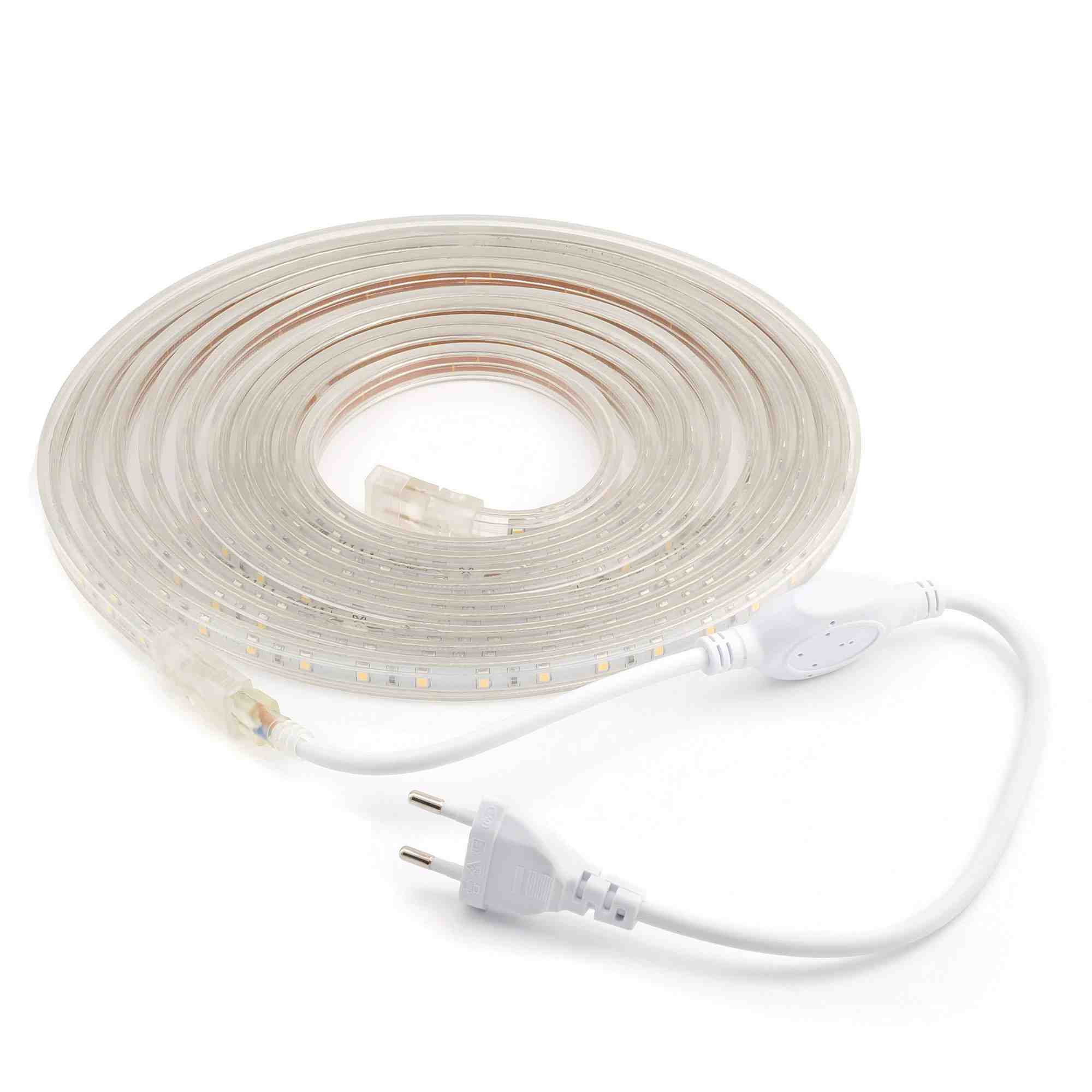 Комплект светодиодной подсветки (лента) smd3528/2835 60д/м 220В 3000К IP65 5м Apeyron - Фото 2