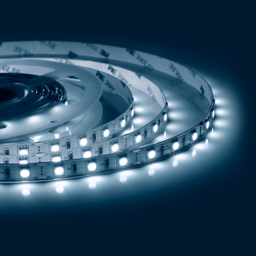 Лента светодиодная СТ smd5050 60д/м 12В 6500К IP20 5м Apeyron