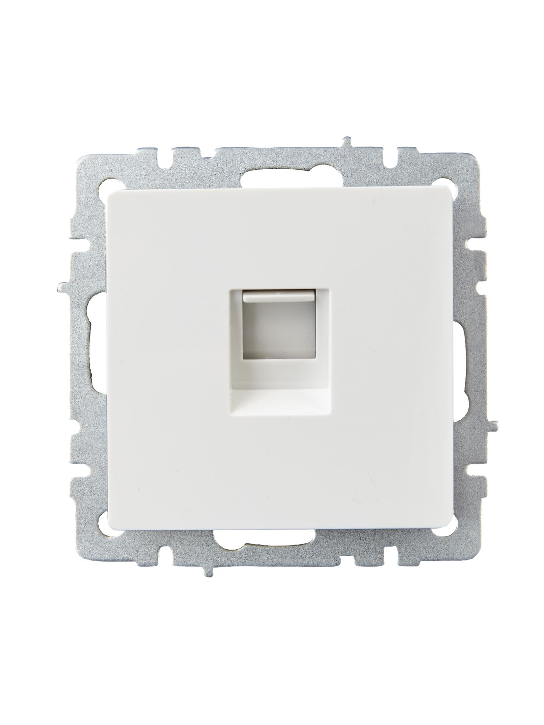 BRITE Розетка телефонная RJ11 РТ10-БрБ белый IEK - Фото 4