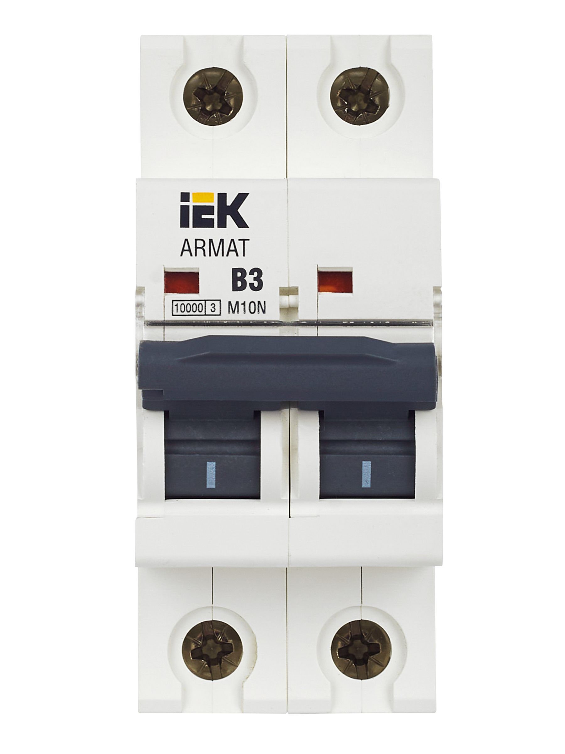 ARMAT Автоматический выключатель M10N 2P B 3А IEK - Фото 3