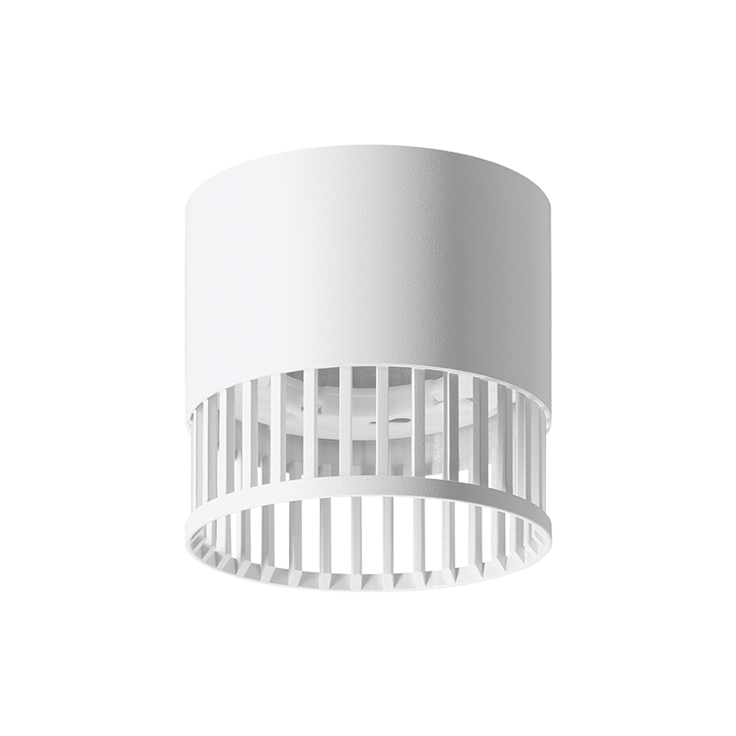Накладной светильник WOLTA WSL-GX53/19W PORTA под лампу GX53 Белый  D85x80 WSL-GX53/19W