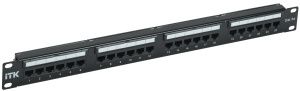 ITK 1U патч-панель кат. 5е UTP 24 порта Dual IDC слайд лейбл PP24-1UC5EU-D05L