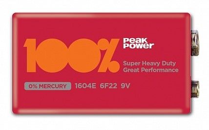 PEAKPOWER 6F22/PP1604E-2S1 Эл. питания  ПП011403