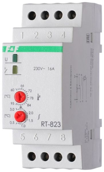Реле контроля температуры RT-823