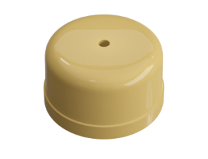 Коробка распределительная пластиковая D80мм, высота 43мм, IP20, цвет -белый, УСАДЬБА, ТМ "МезонинЪ"  GE30236-01